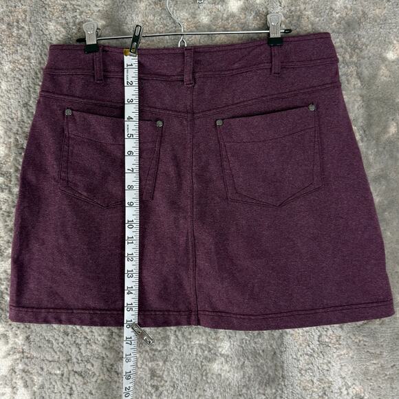 Athleta Size L Casual Athleisure Skort Purple Pull On Outdoor Stretch - Picture 2 of 8